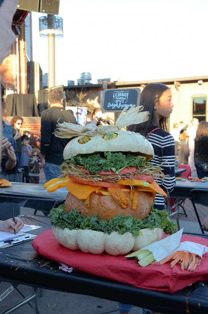 1st Place, Team: Mood Visuals (Ultimate Pumpkin Spice Burger Supreme)